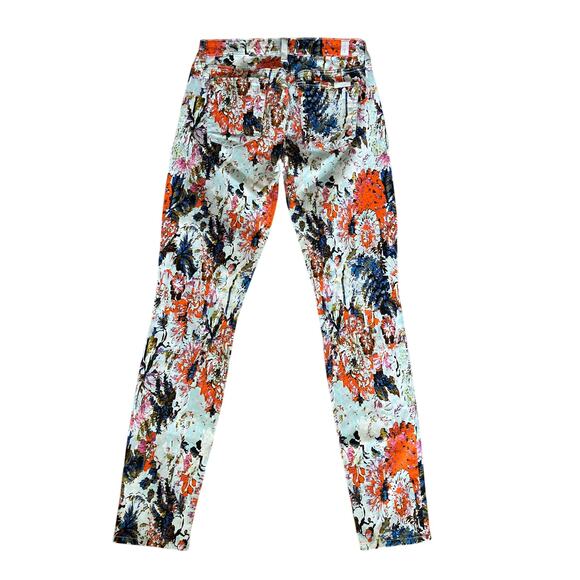 7 For All Mankind Floral Haze Crop‎ Ankle Size 27 - Picture 4 of 8